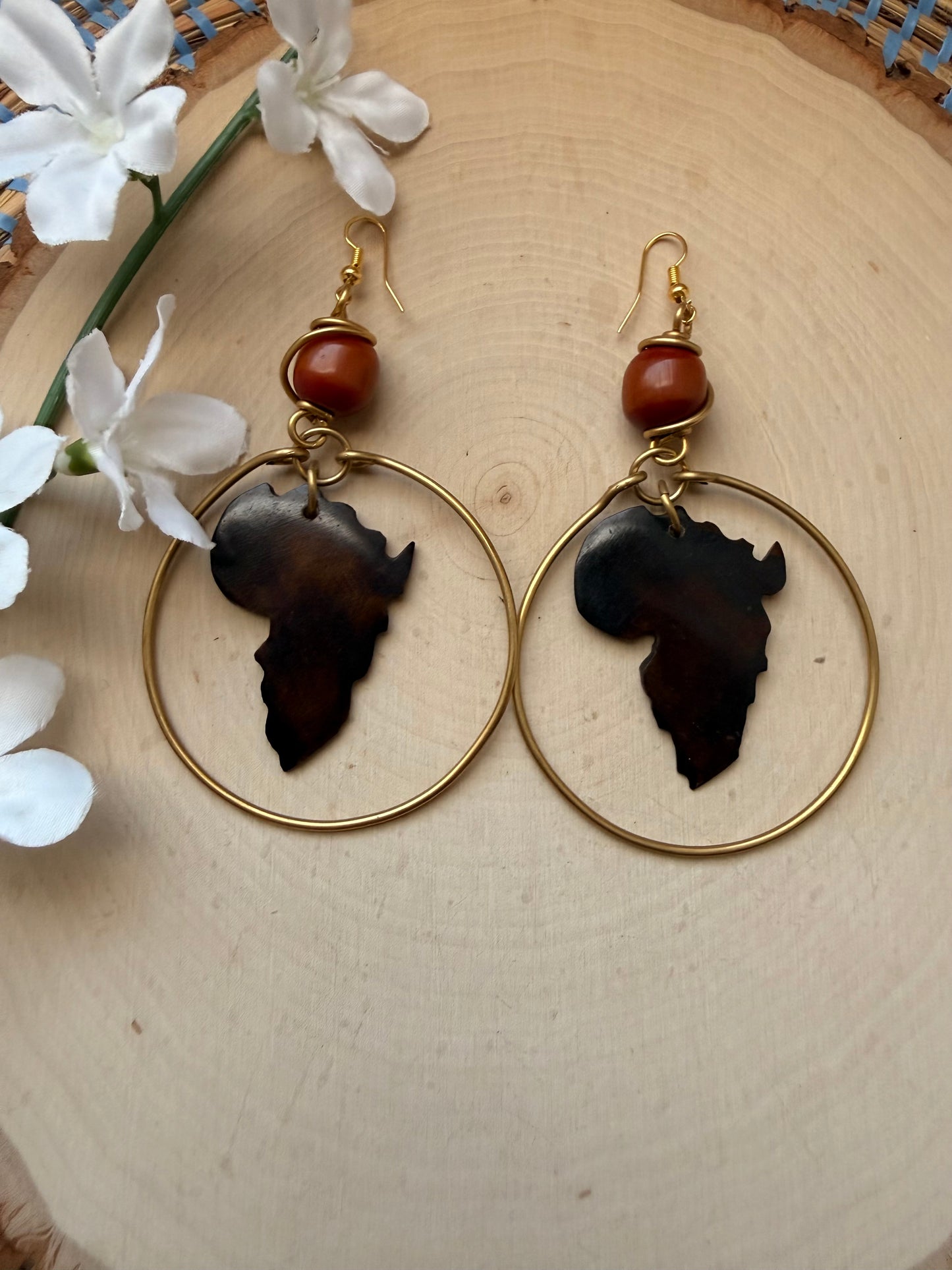 Beaded African Earrings