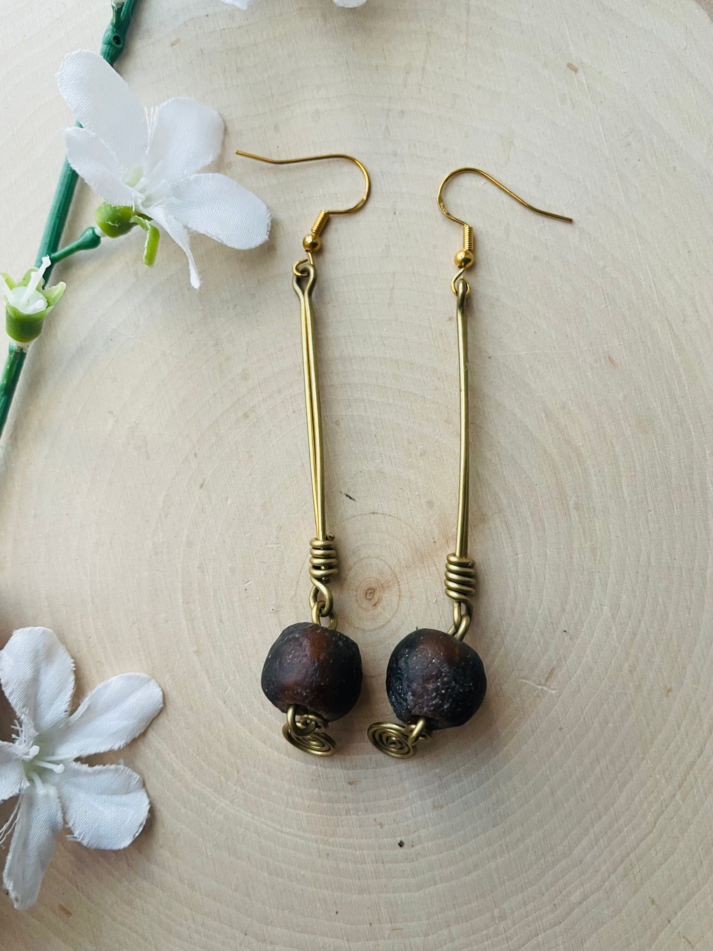Beaded Earrings-imperfect