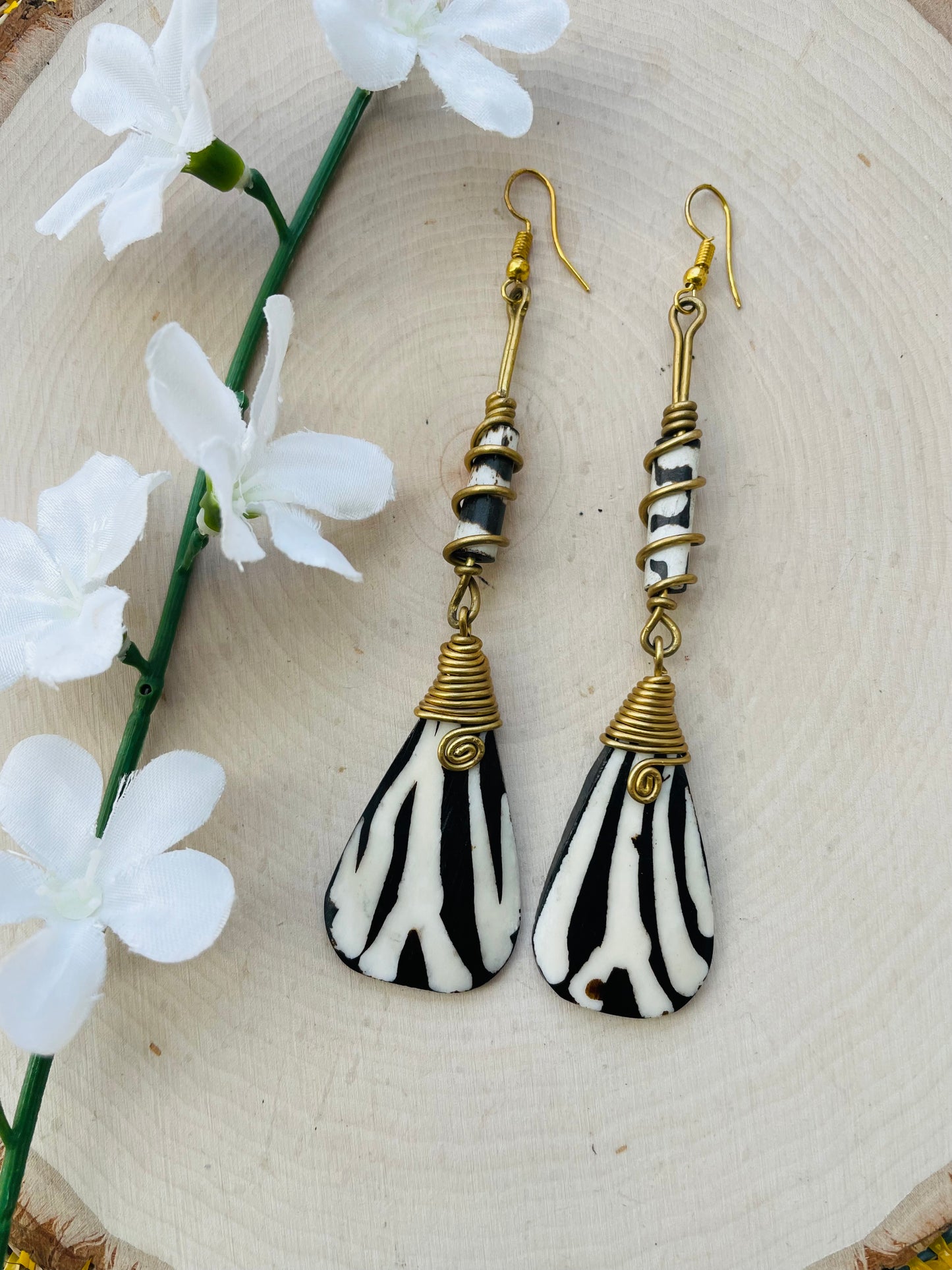 Baltik Brass Earrings