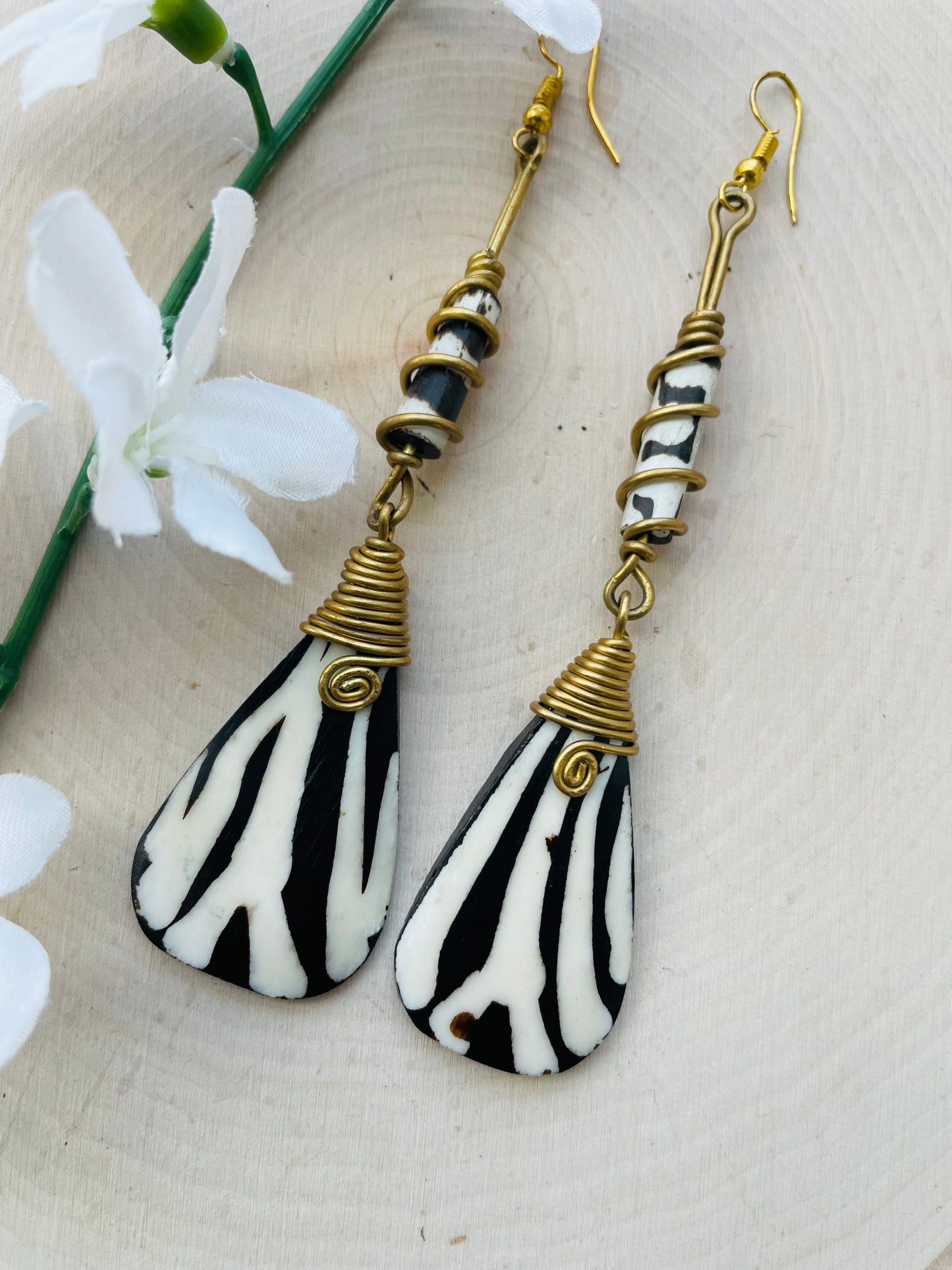 Baltik Brass Earrings