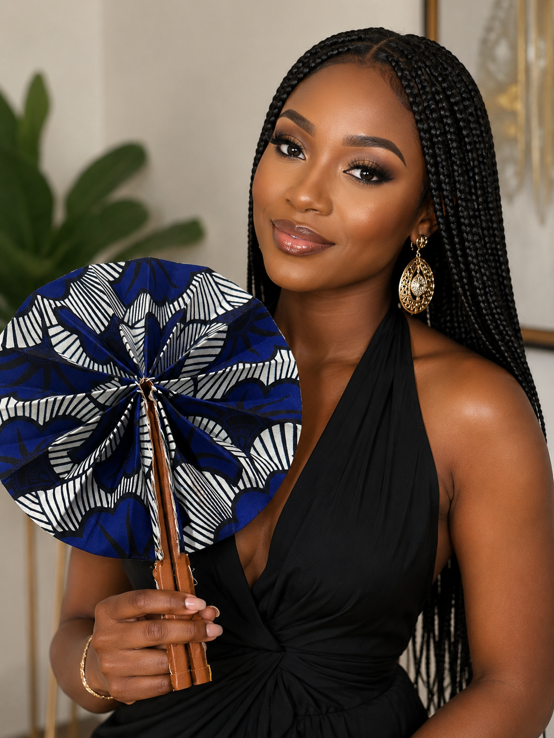 M’bour Ankara Hand Fan