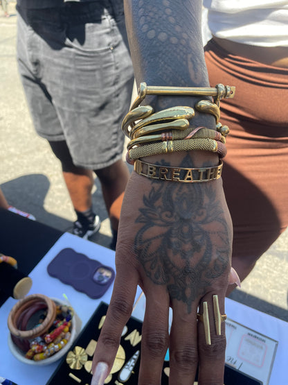 Nairobi Brass Bracelet