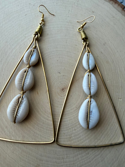 Djnenne Triangle Cage Earrings