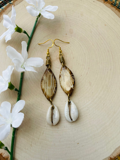 Kamari Cowrie Earrings