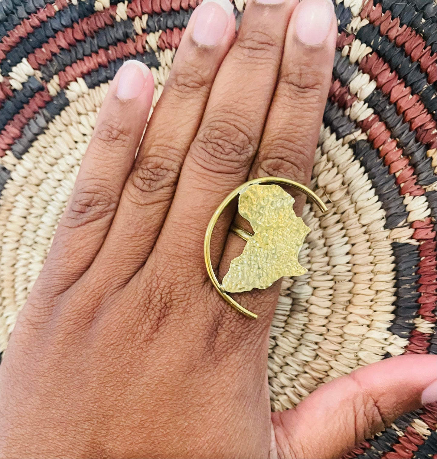 Africa Shaped C Ring