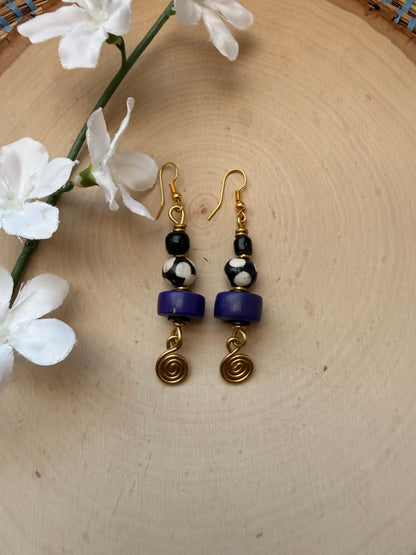 Lasso beaded  Earrings