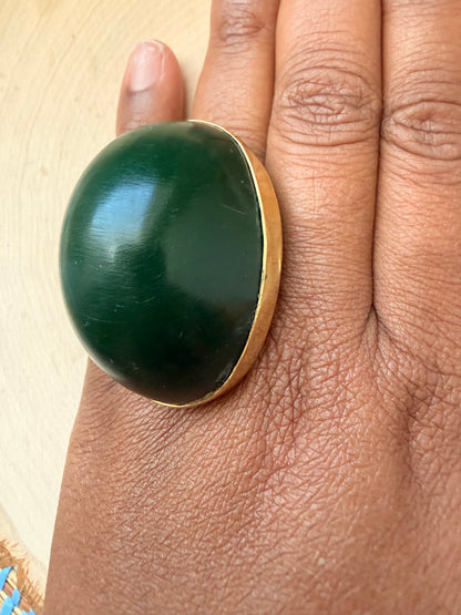 Green with Envy Ring - Adjustable
