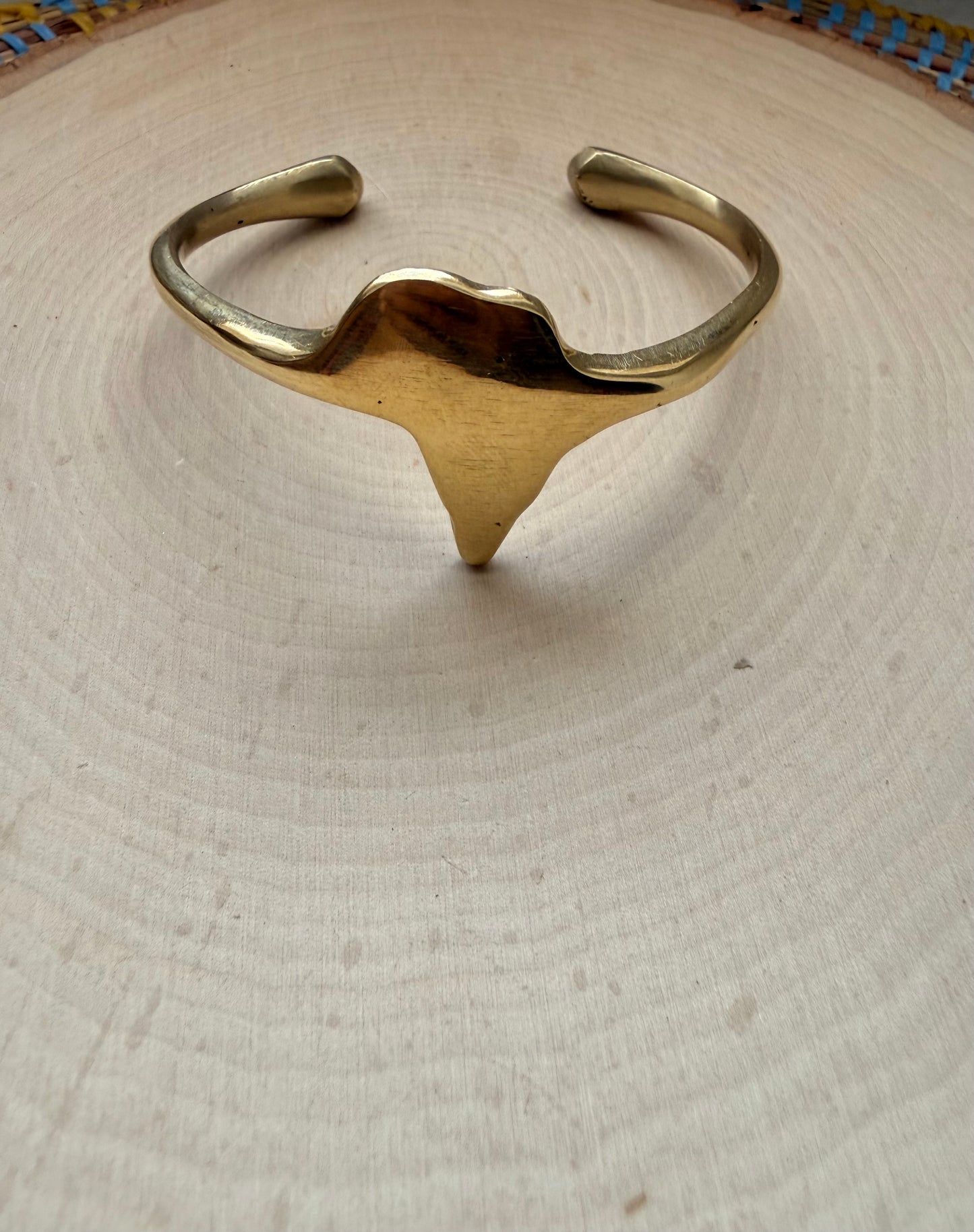 African Outline bracelet- Slightly Adjustable