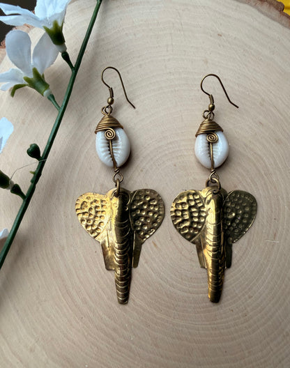 Regal Elephant Earrings