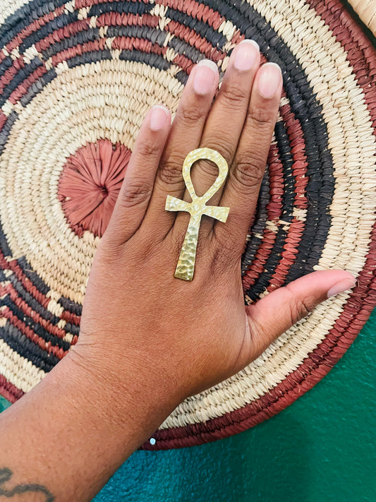 Large Ankh Ring