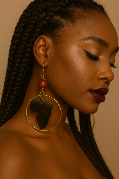 Beaded African Earrings