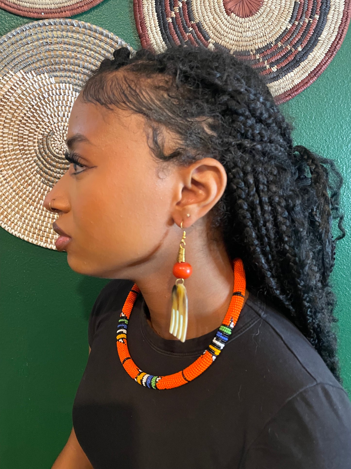 Ada Igbo Beaded Earrings