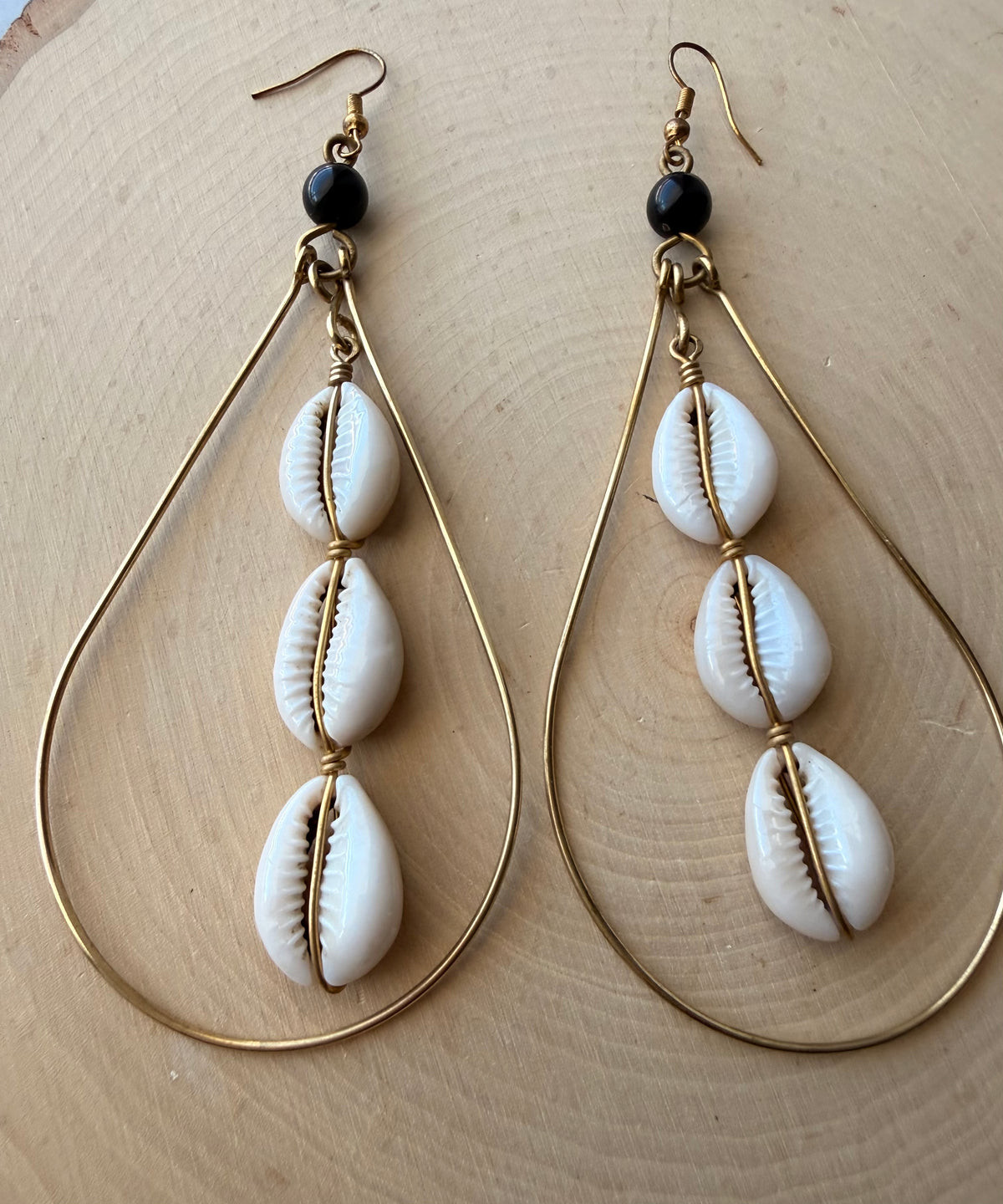 Juba Brass Swing Earrings