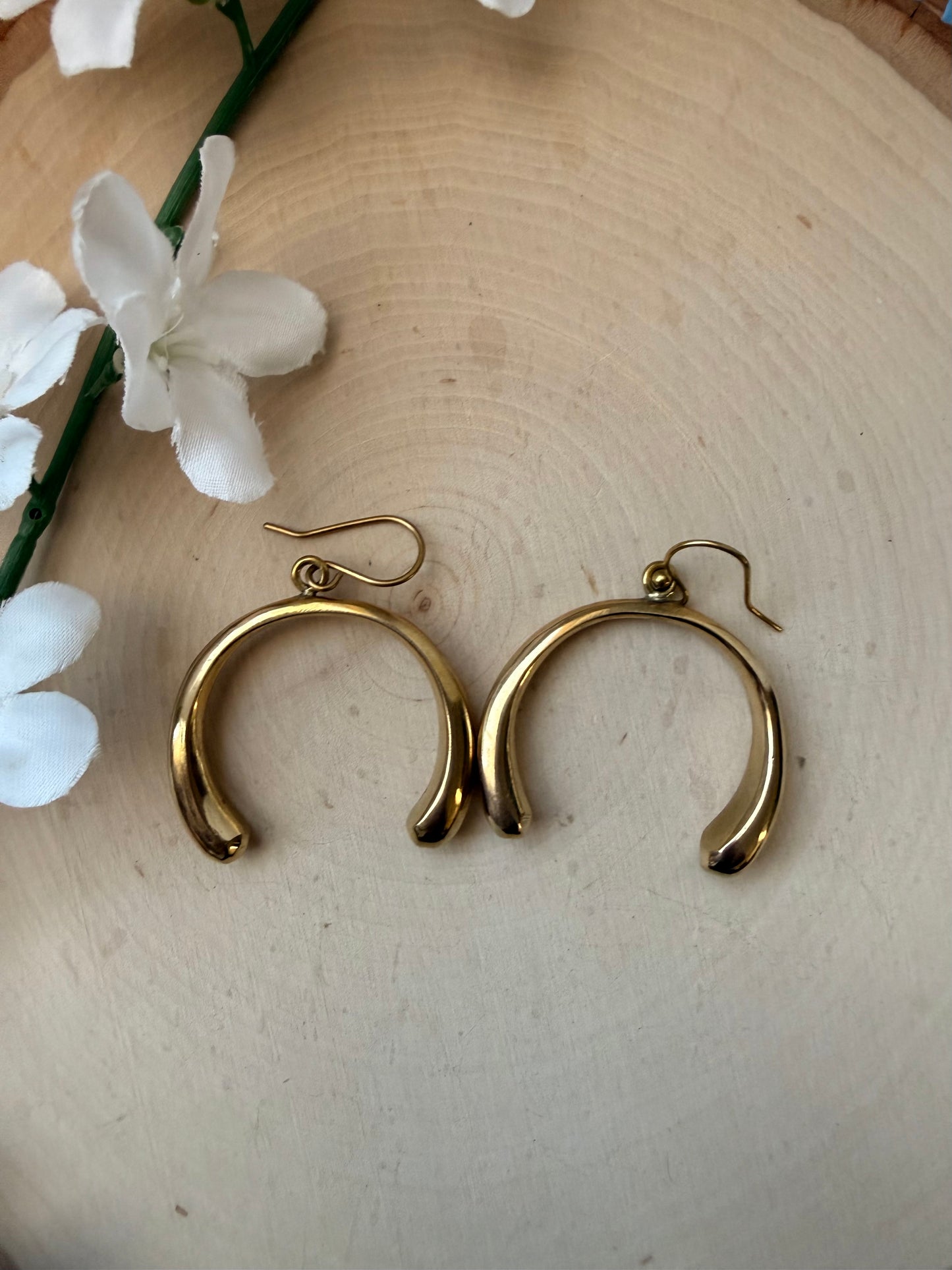 Half circle Earrings- clearance