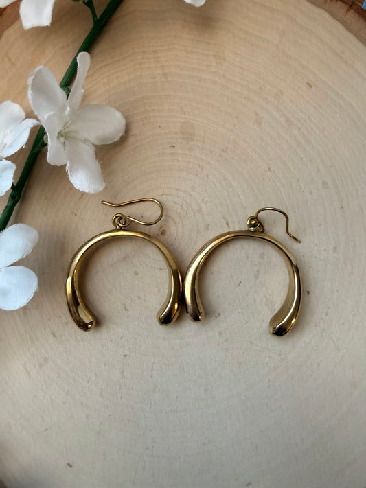 Half circle Earrings- clearance