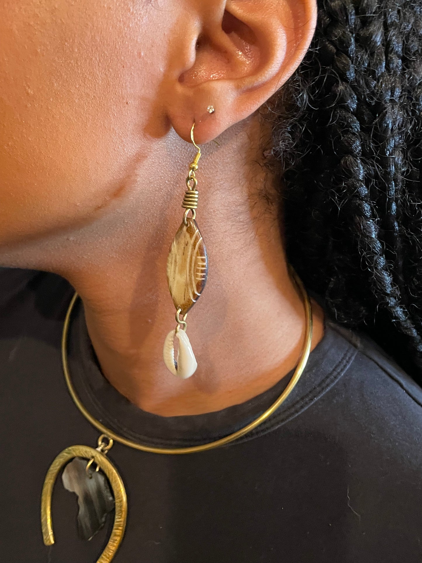 Kamari Cowrie Earrings