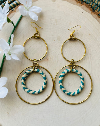 Twia Brass Earrings