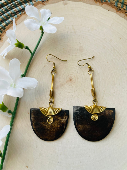 Brown Pharaoh Earrings