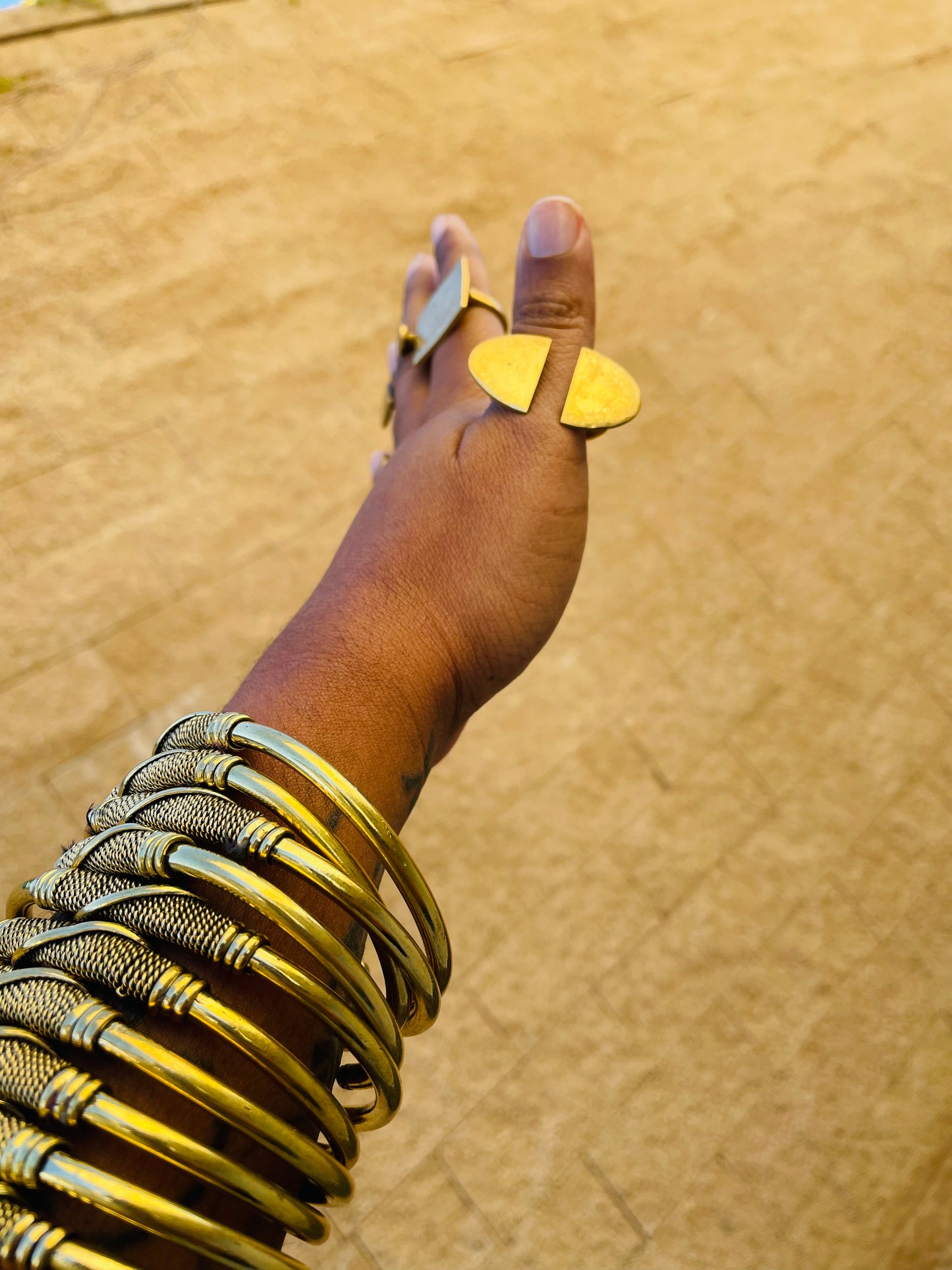 Yaoundé Brass Bracelet