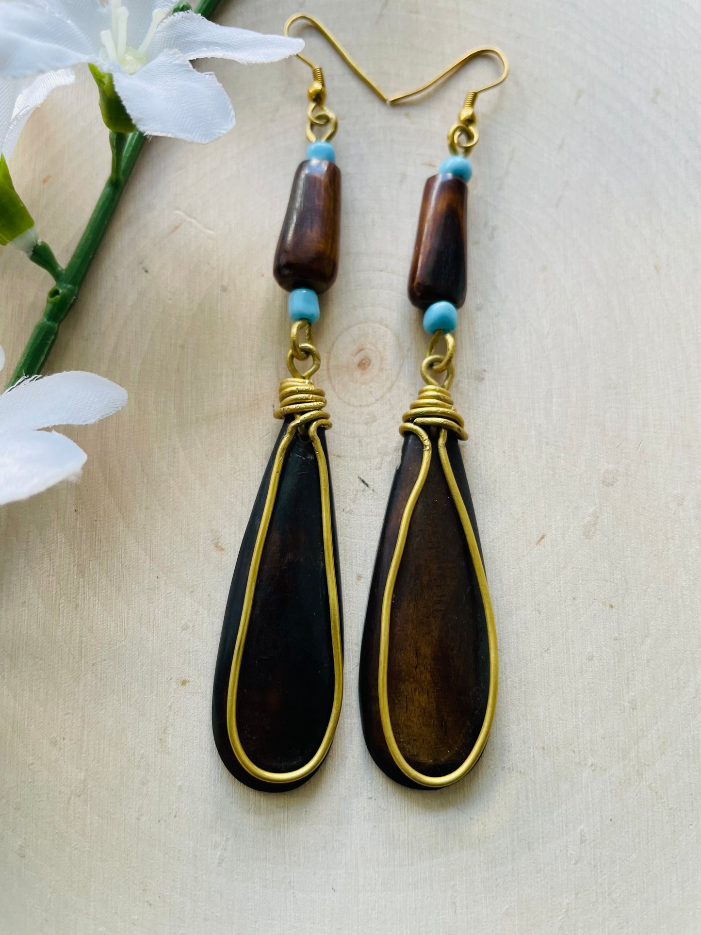 Bangui Brass Earrings