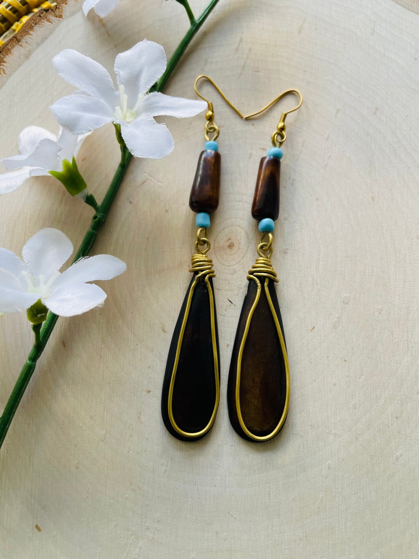 Bangui Brass Earrings