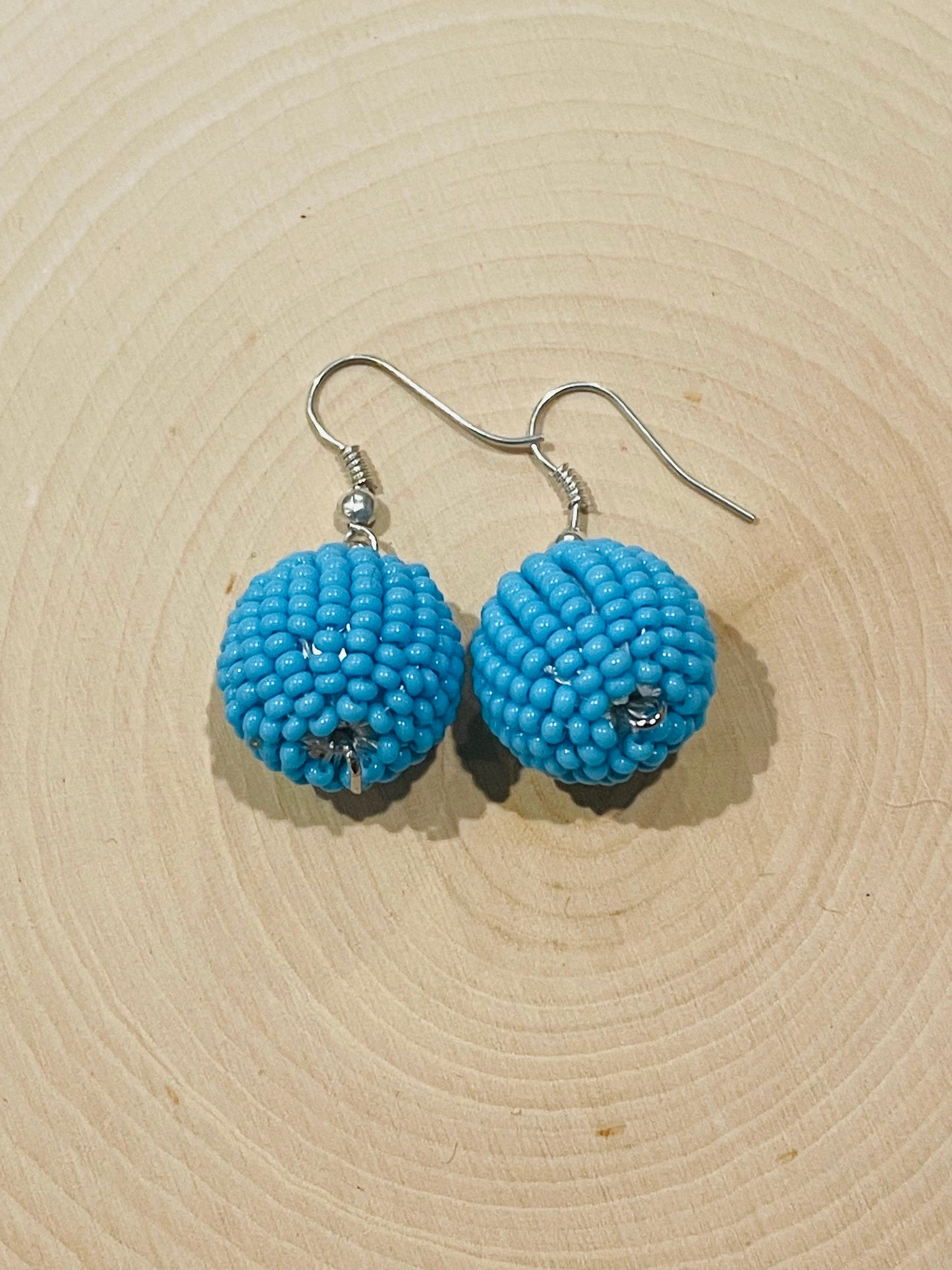 Bubble Gum Beaded Earrings- Clearance