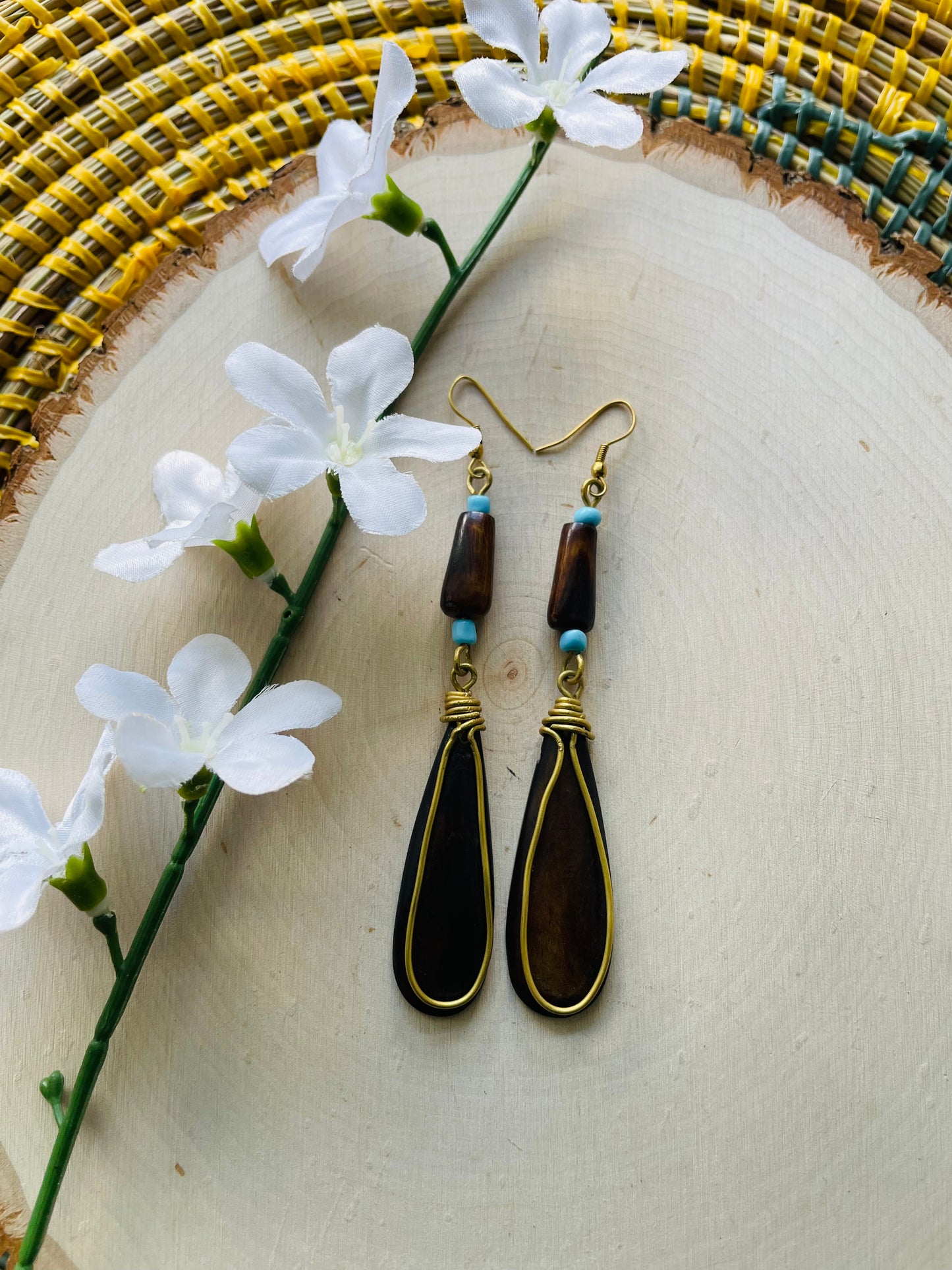 Bangui Brass Earrings