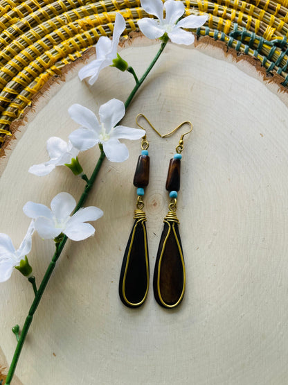 Bangui Brass Earrings