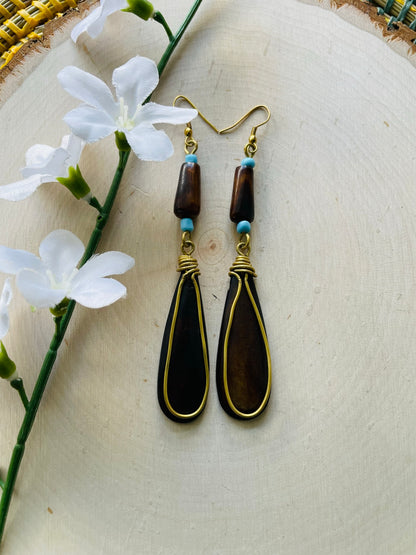 Bangui Brass Earrings