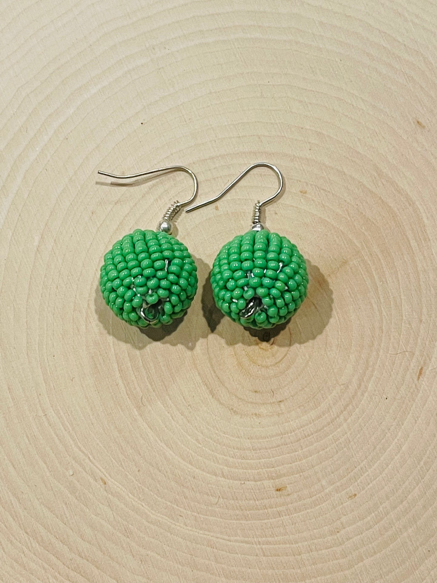 Bubble Gum Beaded Earrings- Clearance