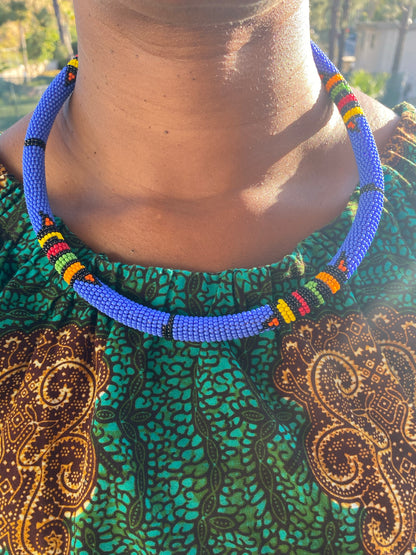 Beaded Maasai Statement Necklace