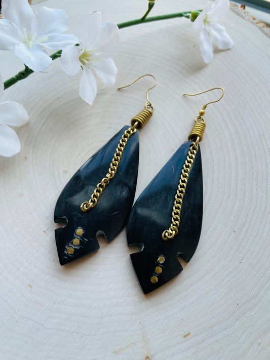 Asmara Earrings- Dark - Clearance