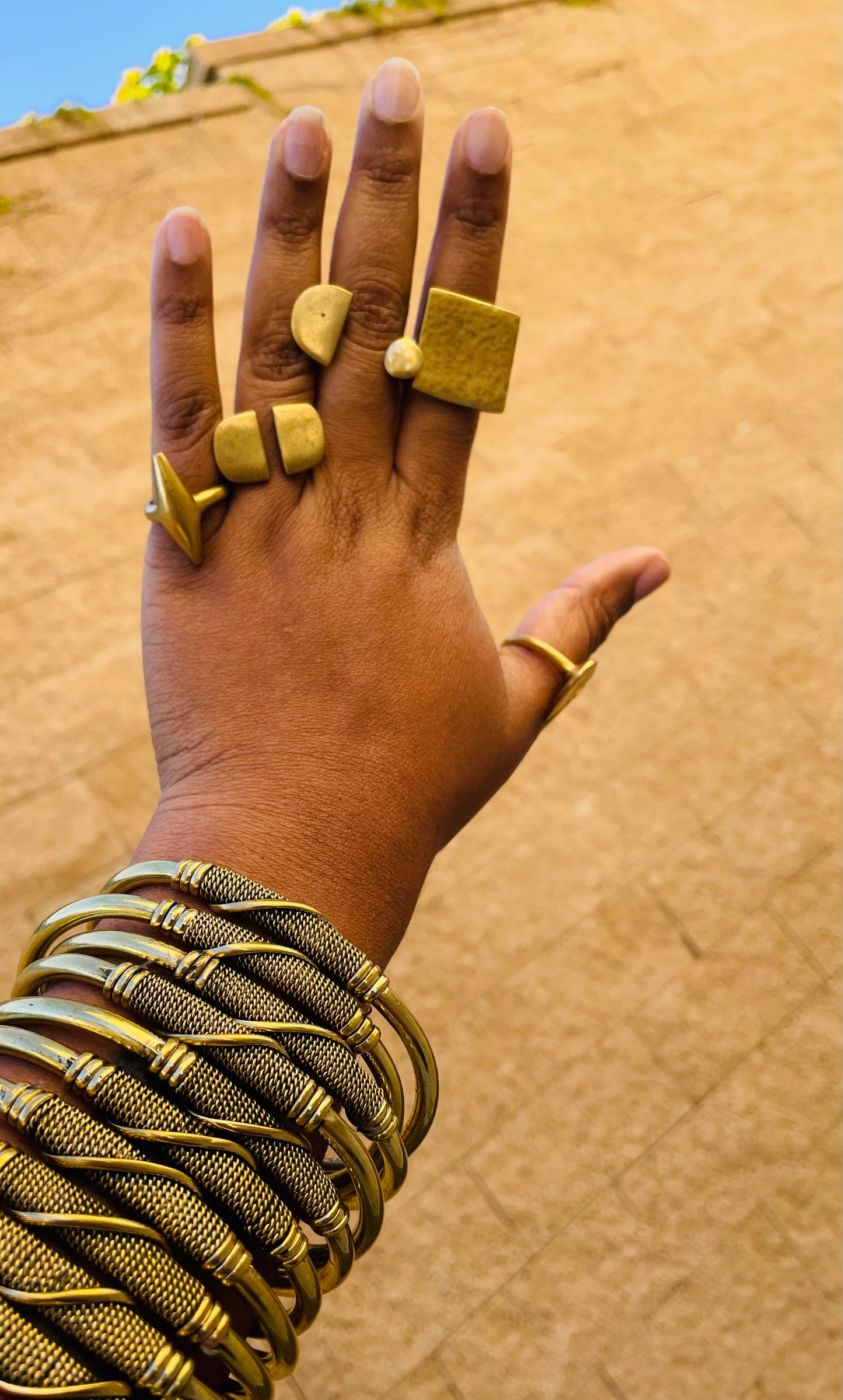 Yaoundé Brass Bracelet