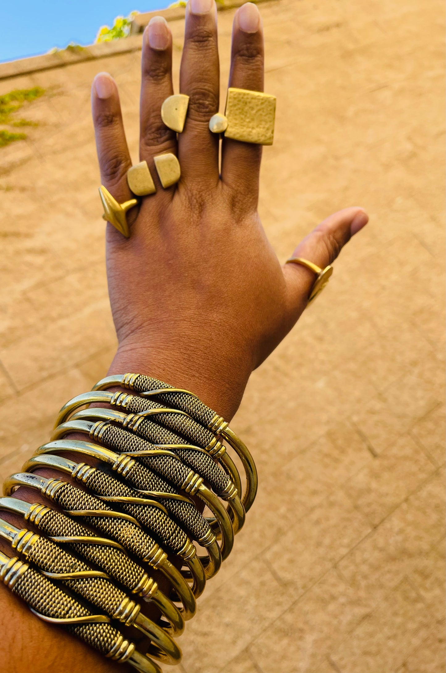 Yaoundé Brass Bracelet